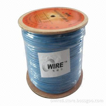 23AWG Bare Copper SFTP Cat6 LAN Cable, PVC Jacket